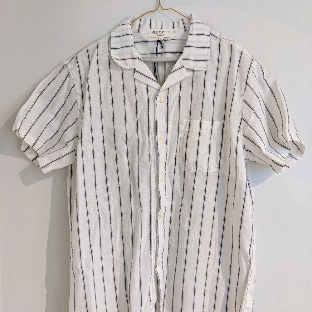 Alex Mill Camp Shirt Short Sleeved Button Down NWT